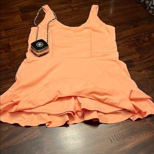Peach Sleeveless Dress